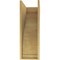 Ekena Millwork 11"W x 22"D x 33"H Classic Helena Rough Cedar Woodgrain TimberThane Corbel, Primed Tan CORUR11X22X33HELRCPR - alternate 4
